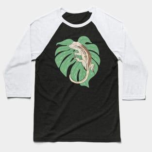 Gargoyle Gecko & Monstera Baseball T-Shirt